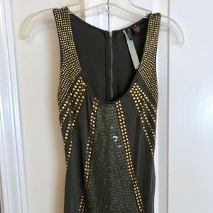 VGUC Green & Gold XS Wilster Sleeveless blouse